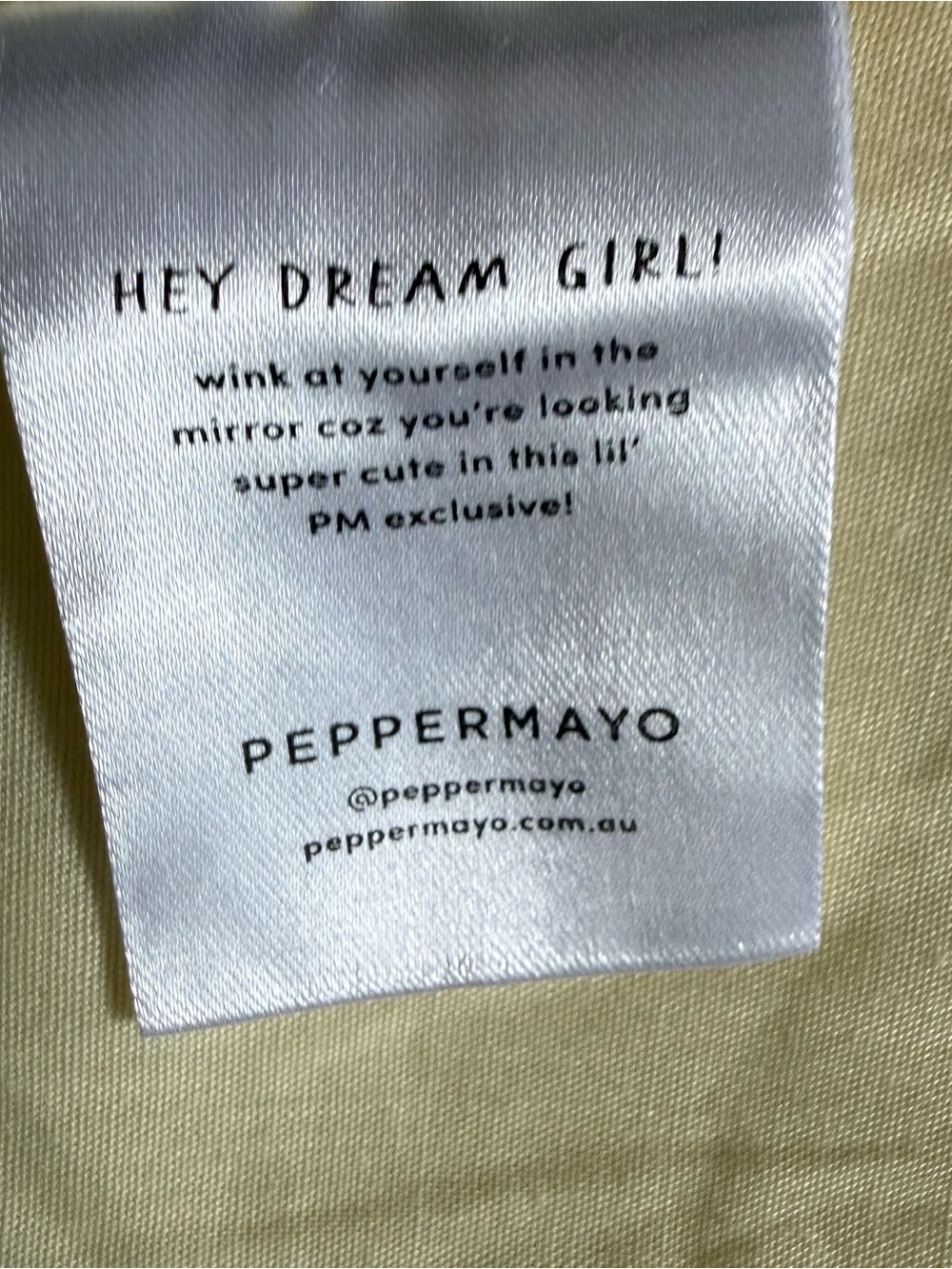 Peppermayo butter yellow mini halter dress - Picture 7 of 8